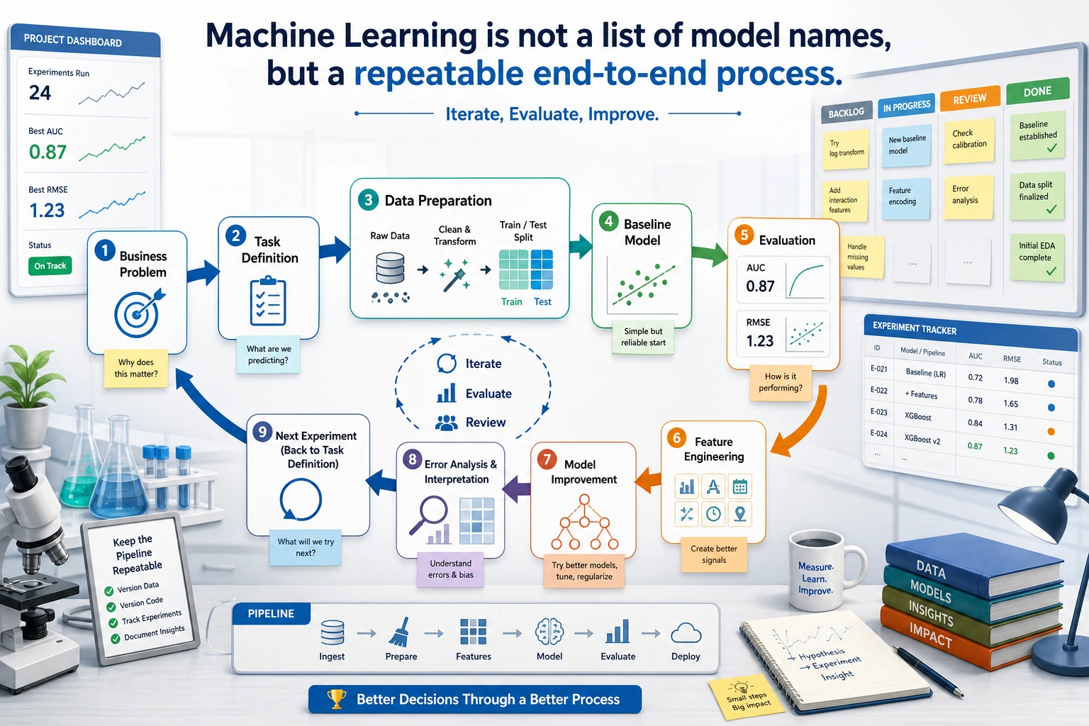 Main loop of machine learning modeling