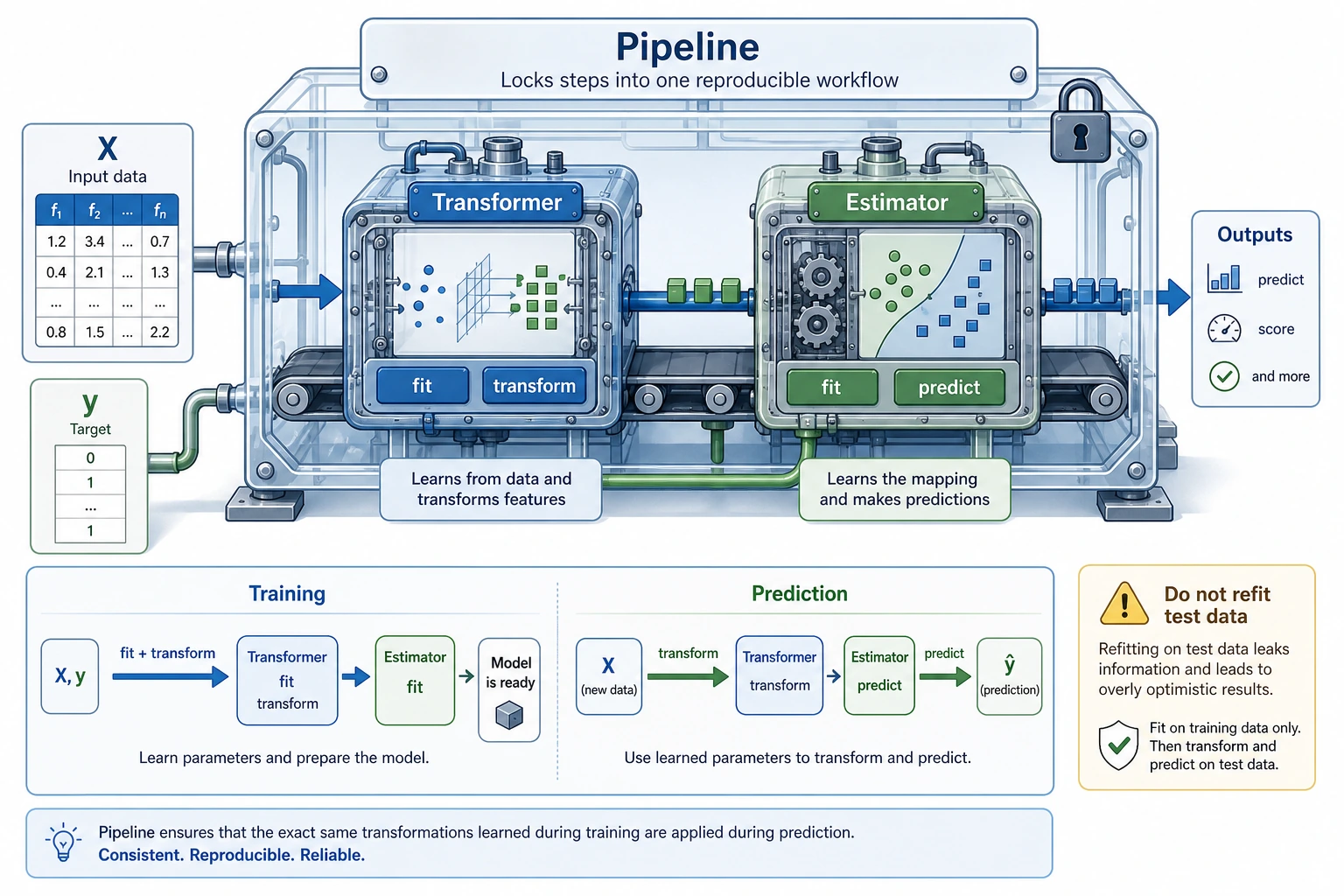 sklearn Pipeline component breakdown