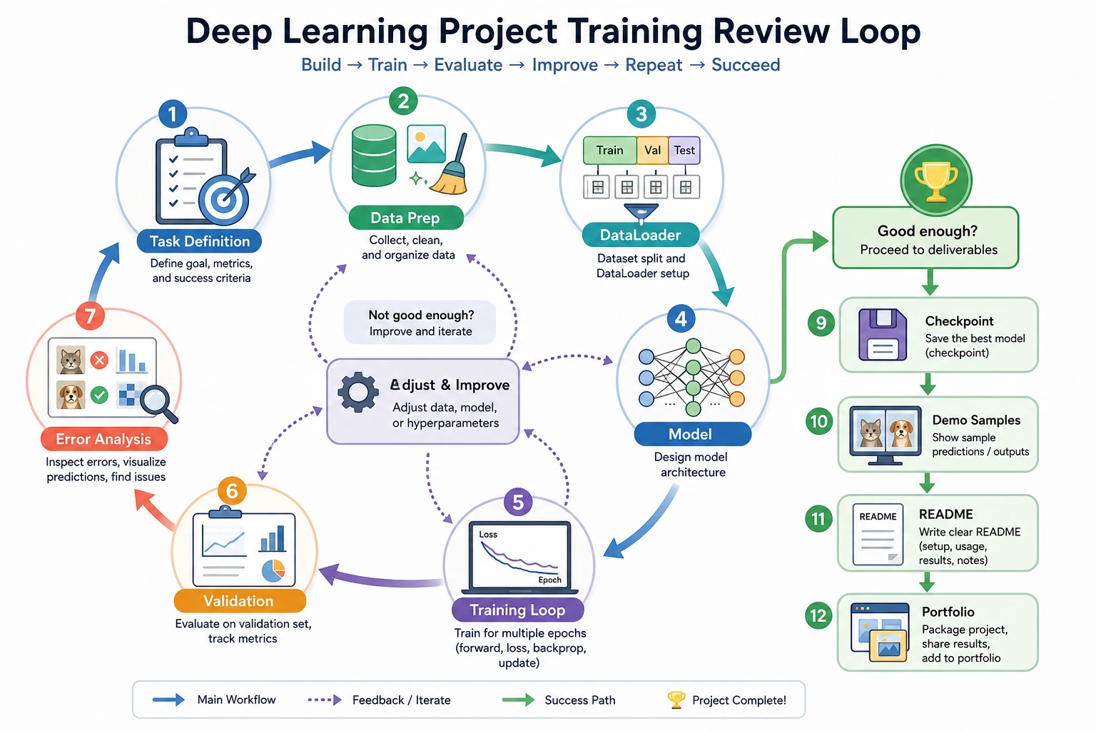 Deep Learning Project Training Review Loop