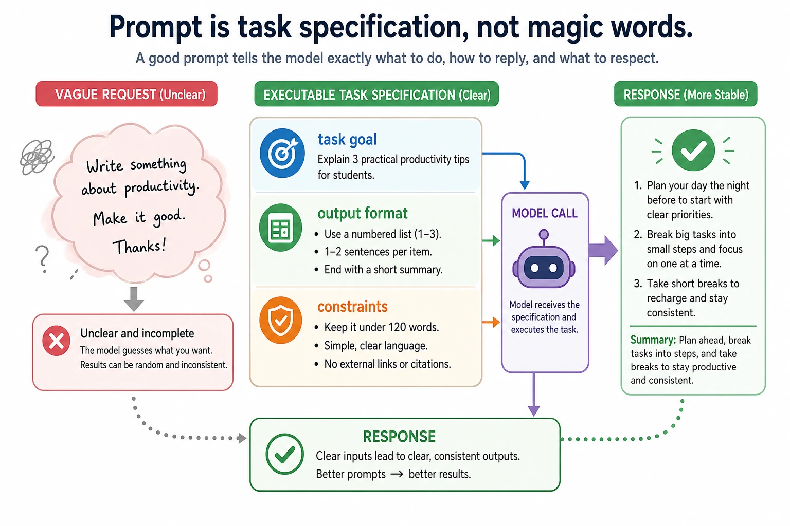 Prompt three-layer task specification diagram