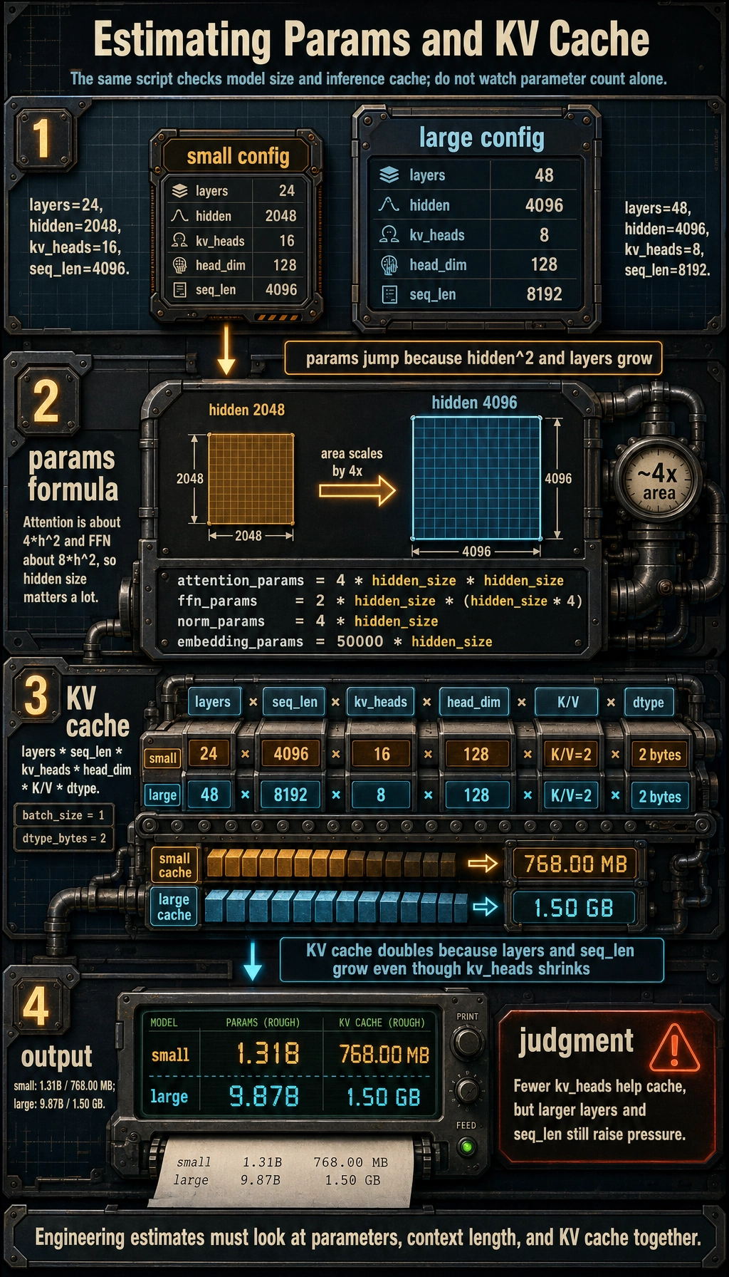 Model scale estimator result map