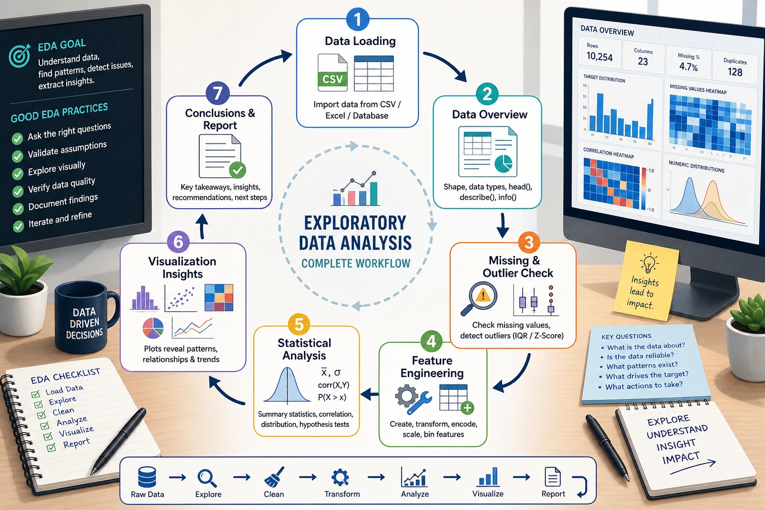 EDA exploratory data analysis workflow