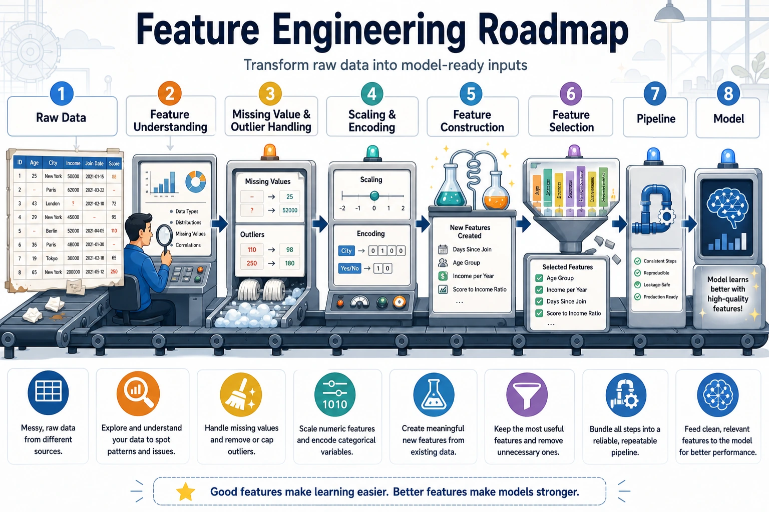 Feature engineering roadmap