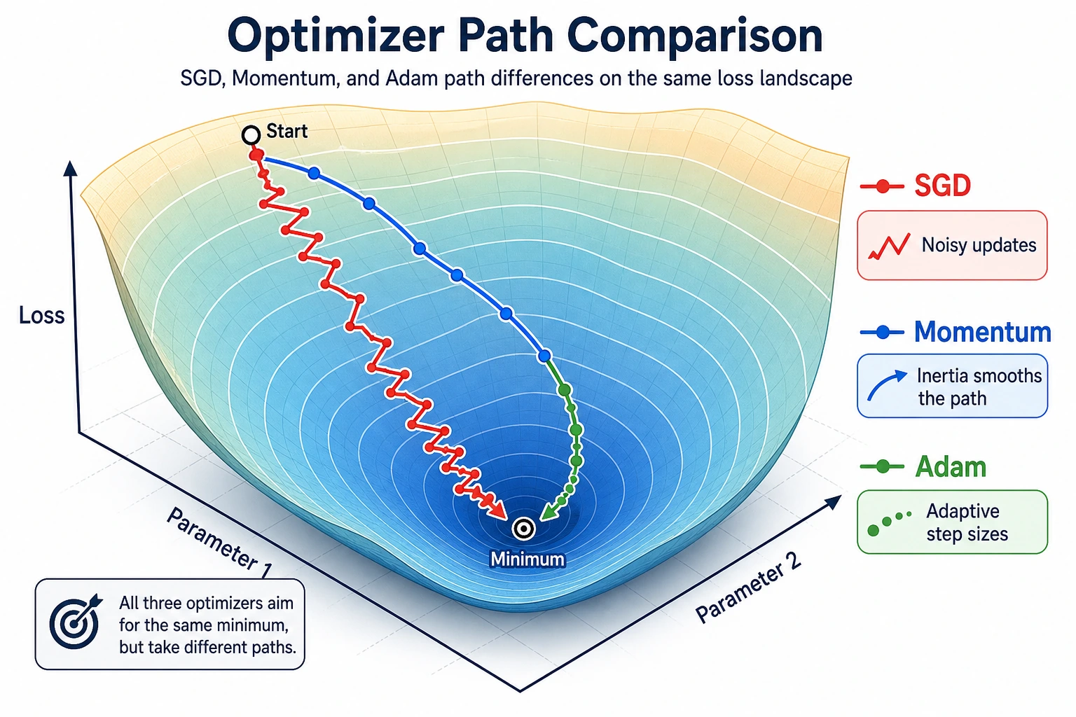 Optimizer path comparison