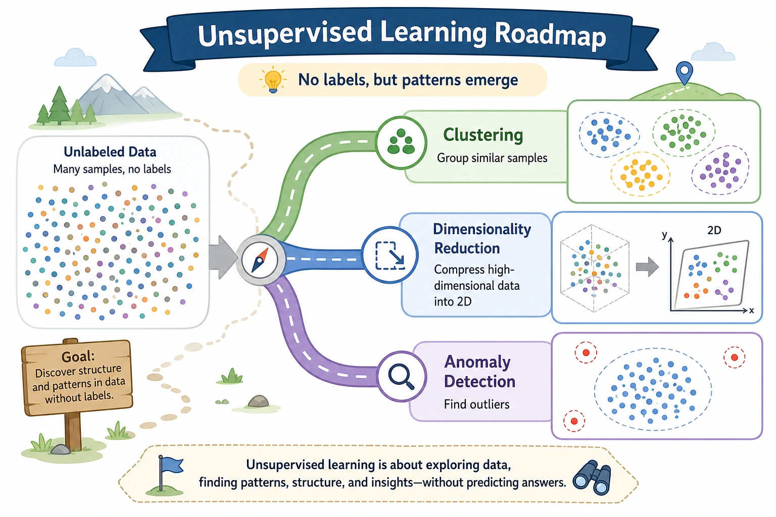 Unsupervised Learning Roadmap