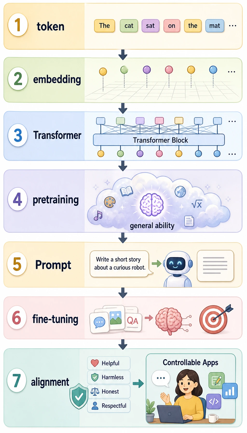 LLM study guide evolution path