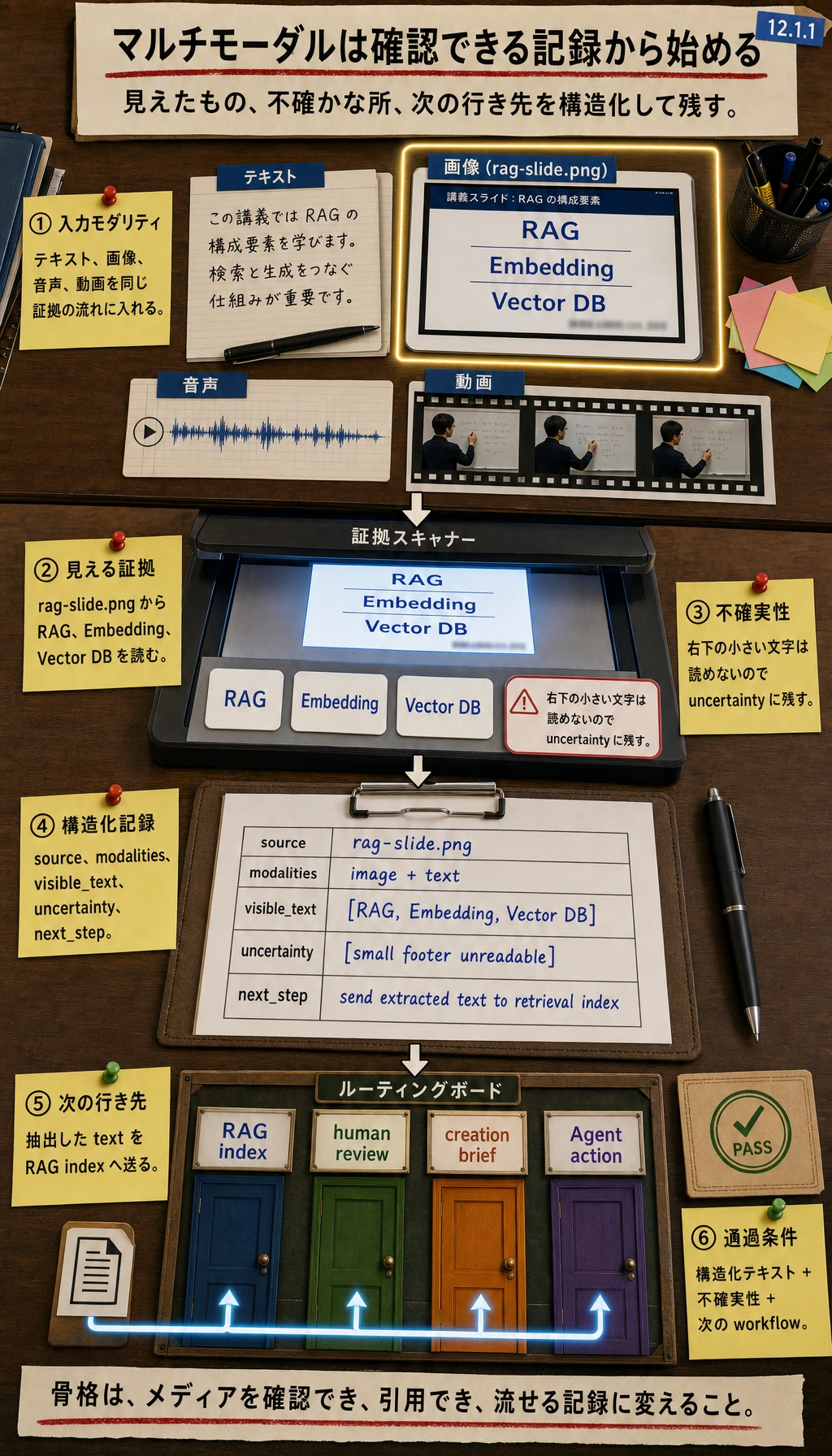 マルチモーダルシステムの骨格