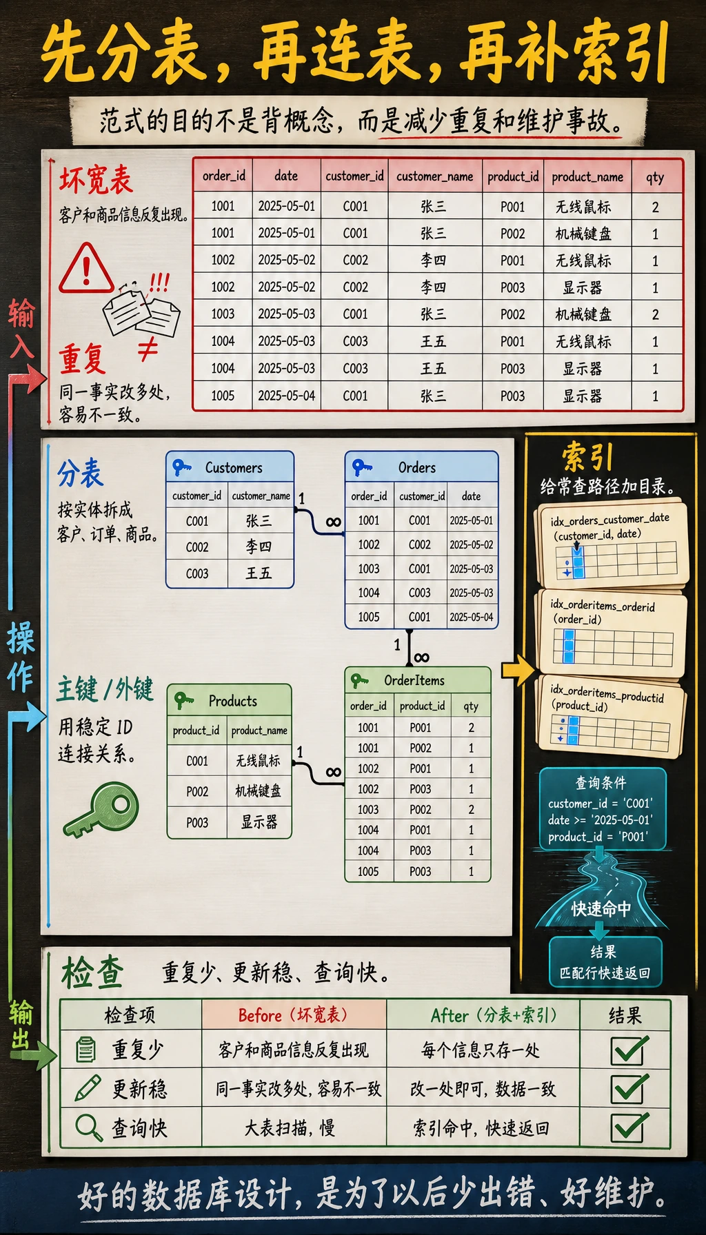 数据库设计与范式图