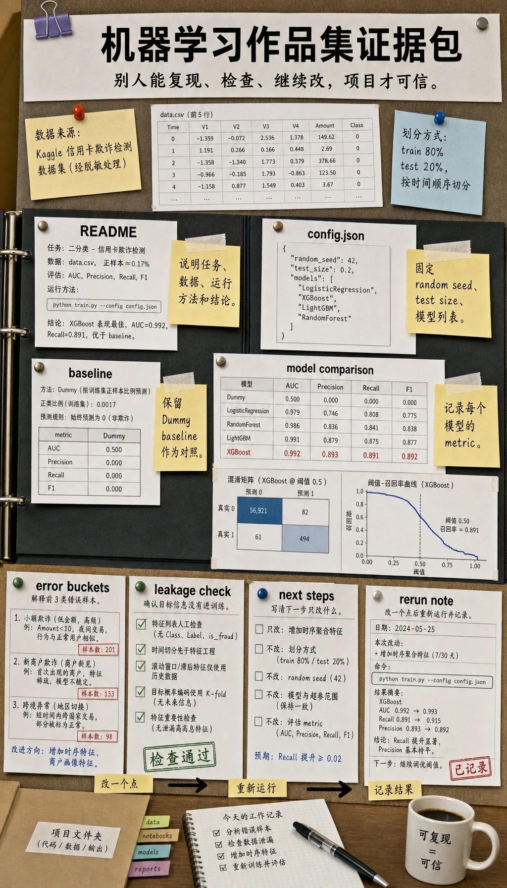 机器学习作品集证据包
