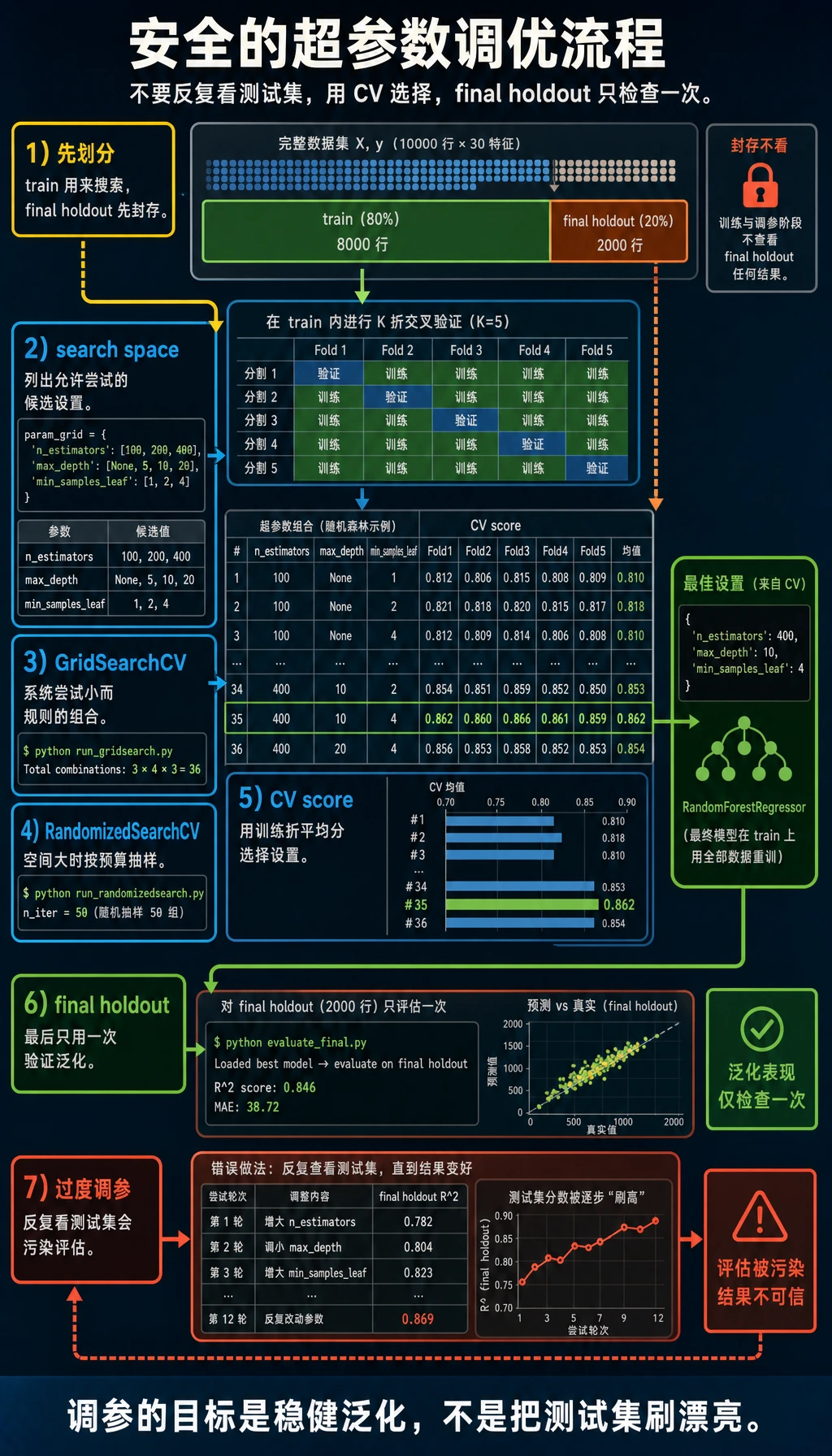 超参数调优验证流程图