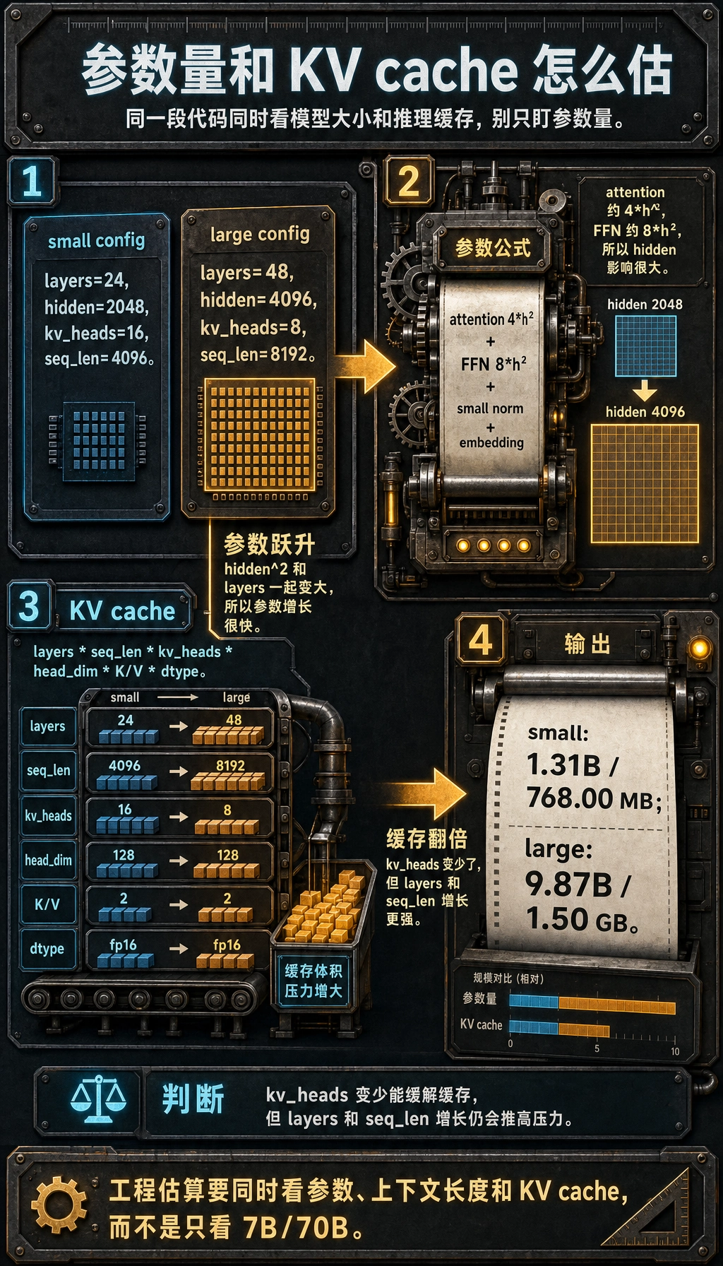 模型规模估算运行结果图