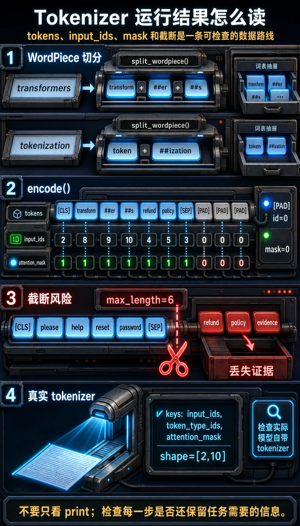 Tokenizer 运行结果图