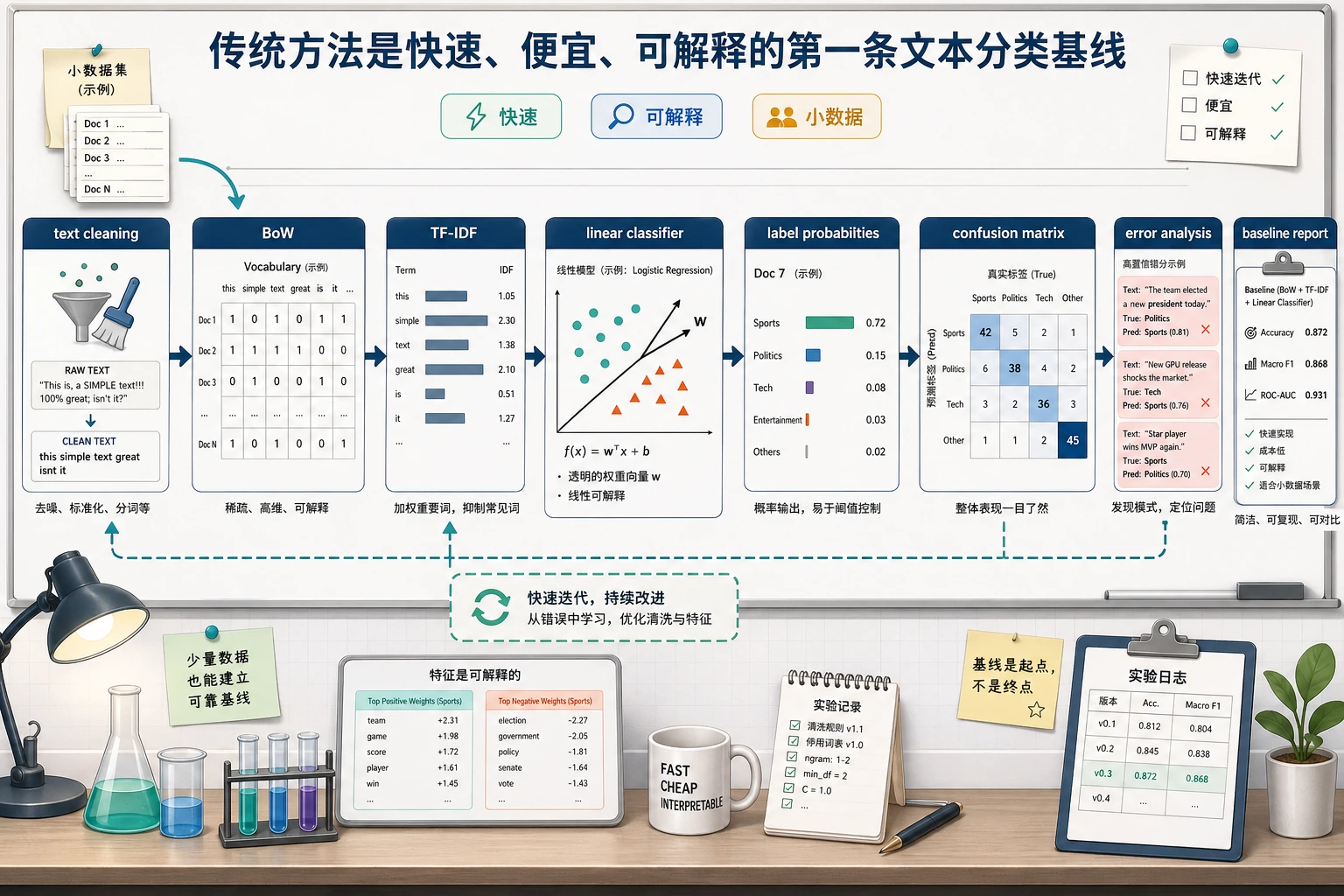 传统分类 baseline 图