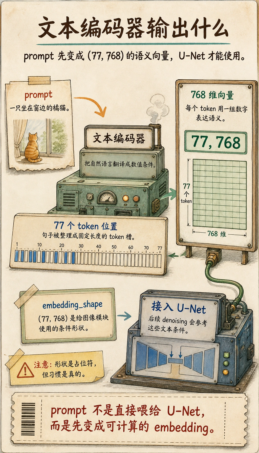 Stable Diffusion 文本编码器 embedding 运行结果图