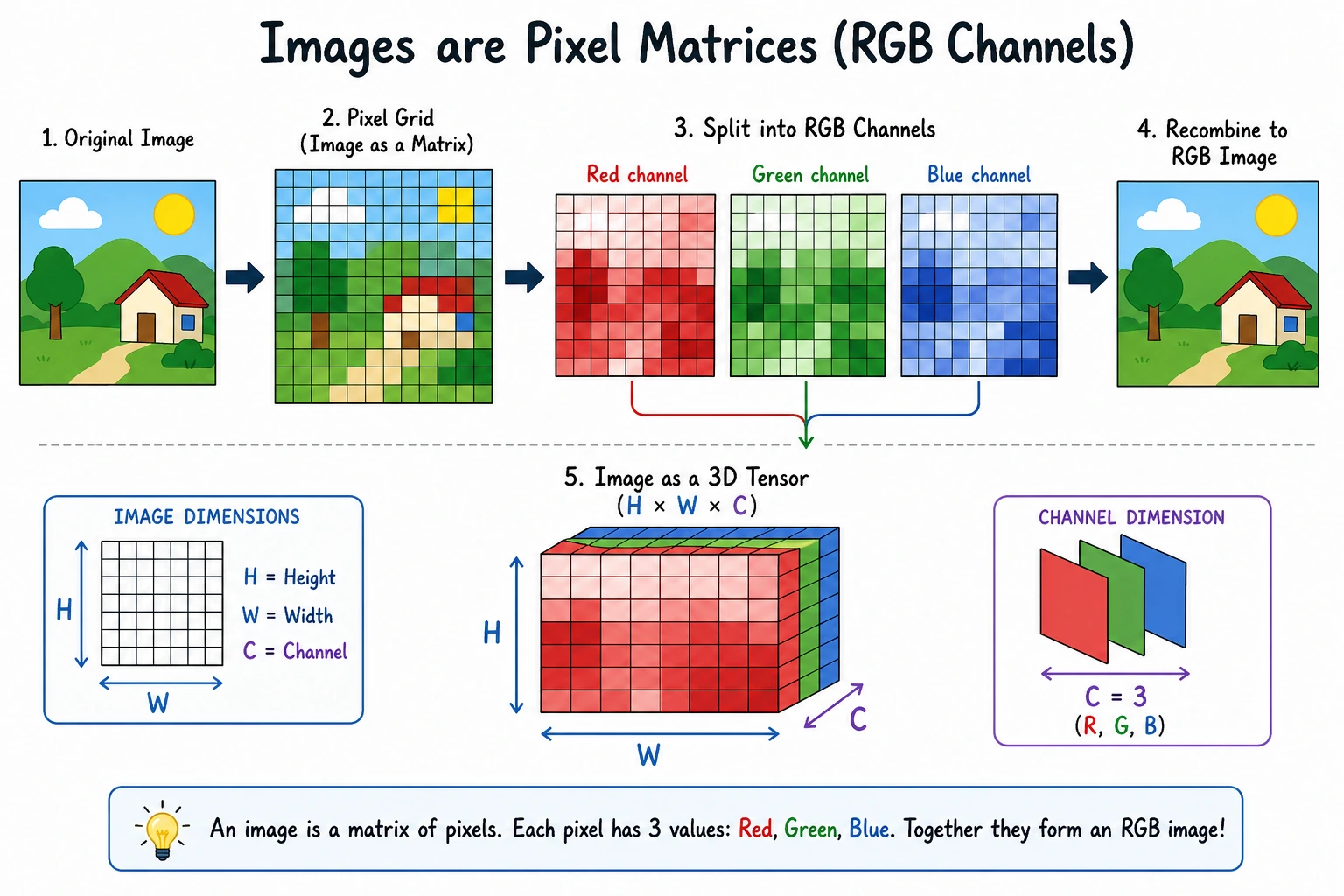 像素 RGB 网格图