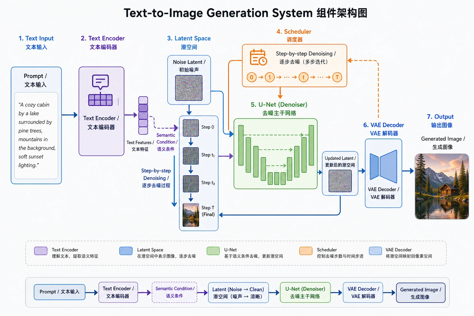 Stable Diffusion 组件架构图